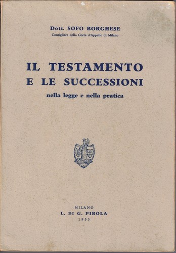 Borghese testamento e le - testamento,