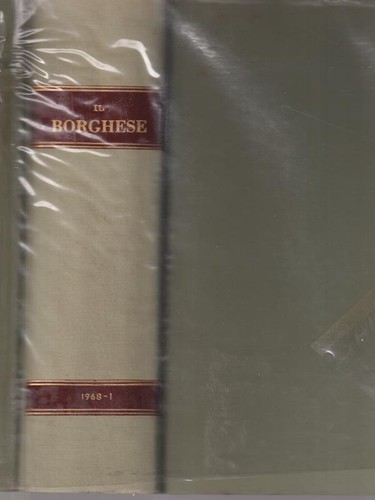 Borghese 1968 vv il - il,