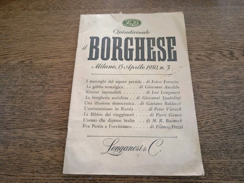 Quindicinale borghese 15 - borghese,,
